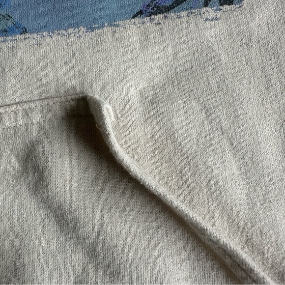 Taylor Swift Folklore Official Merch Album Hoodie Tan Hooded Sweatshirt Sz S - Picture 5 of 8